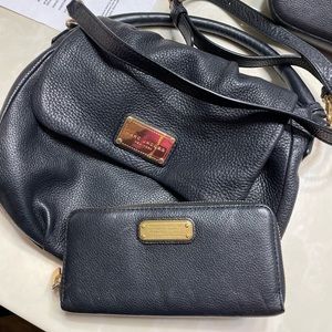 Marc Jacobs bag and wallet.